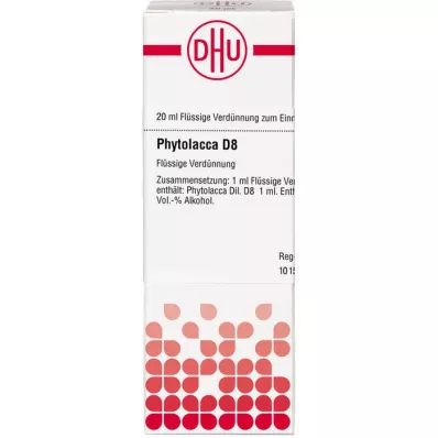 PHYTOLACCA D 8 Dilution, 20 ml