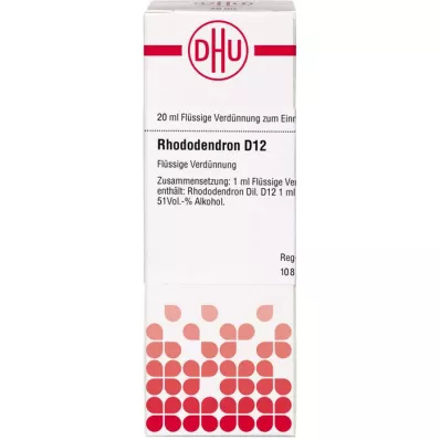 RHODODENDRON D 12 Dilution, 20 ml