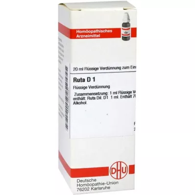 RUTA D 1 Dilution, 20 ml