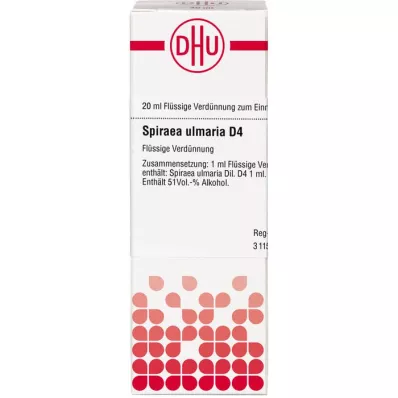 SPIRAEA ULMARIA D 4 Dilution, 20mL SPIRAEA ULMARIA D 4 Dilution, 20mL