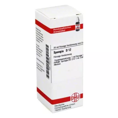 SPONGIA D 12 Dilution, 20 ml SPONGIA D 12 Dilution, 20 ml