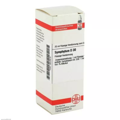 SYMPHYTUM D 30 Dilution, 20 ml SYMPHYTUM D 30 Dilution, 20 ml