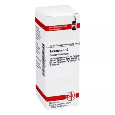 TARANTULA D 12 Dilution, 20 ml TARANTULA D 12 Dilution, 20 ml
