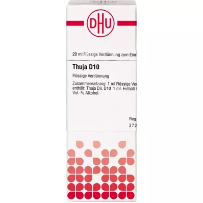 THUJA D10 Dilution, 20mL