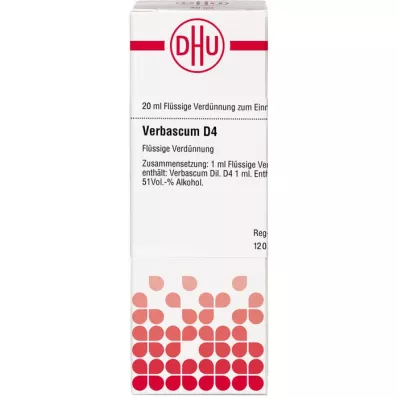VERBASCUM D 4 Dilution, 20mL