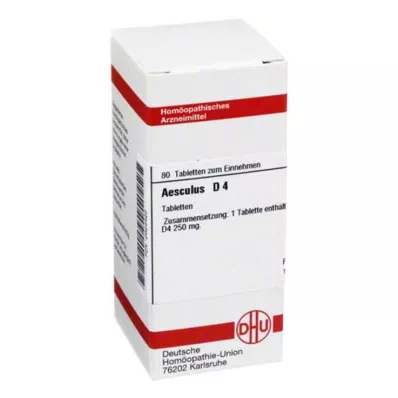 AESCULUS D 4 tablets, 80 pcs AESCULUS D 4 tablets, 80 pcs