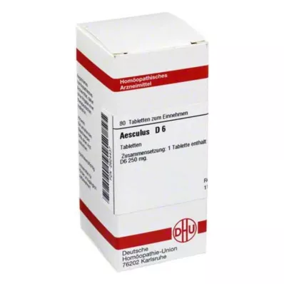 AESCULUS D 6 tablets, 80 pcs AESCULUS D 6 tablets, 80 pcs