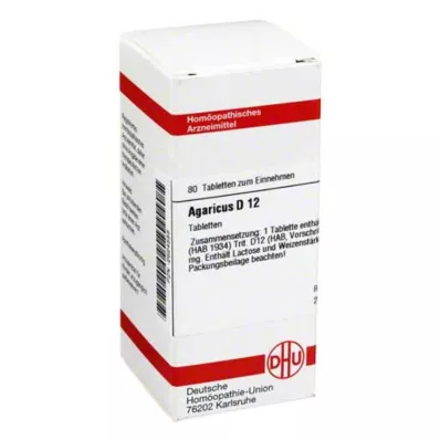AGARICUS D 12 tablets, 80 pcs