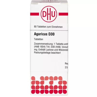 AGARICUS D 30 tablets, 80 pcs