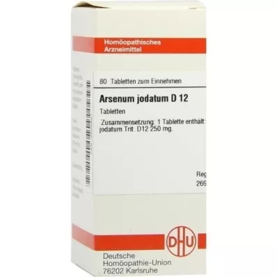 ARSENUM JODATUM D 12 tablets, 80 pcs