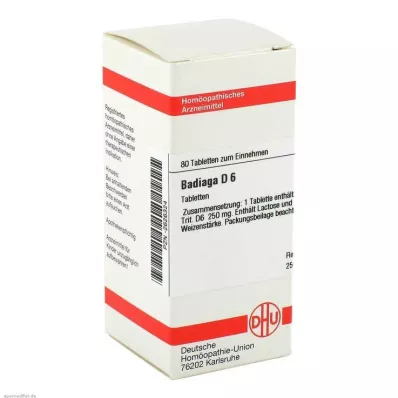 BADIAGA D 6 tablets, 80 pcs
