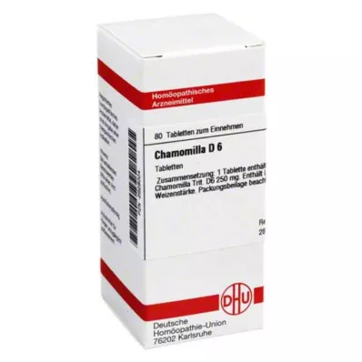 CHAMOMILLA D 6 tablets, 80 pcs CHAMOMILLA D 6 tablets, 80 pcs