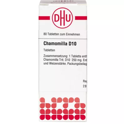 CHAMOMILLA D 10 tablets, 80 pcs CHAMOMILLA D 10 tablets, 80 pcs