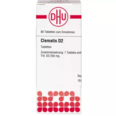 CLEMATIS D 2 tablets, 80 pcs CLEMATIS D 2 tablets, 80 pcs
