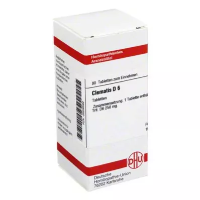 CLEMATIS D 6 tablets, 80 pcs