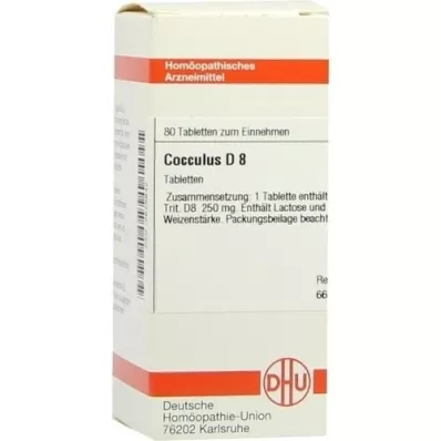 COCCULUS D 8 tablets, 80 pcs COCCULUS D 8 tablets, 80 pcs