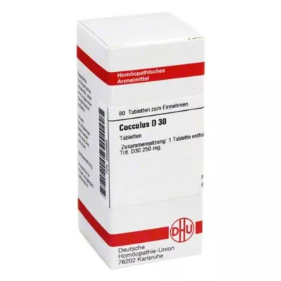 COCCULUS D 30 tablets, 80 pcs COCCULUS D 30 tablets, 80 pcs