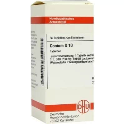 CONIUM D 10 tablets, 80 pcs