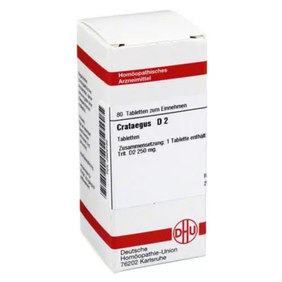 CRATAEGUS D 2 tablets, 80 pcs