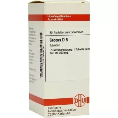 CROCUS D 6 tablets, 80 pcs CROCUS D 6 tablets, 80 pcs