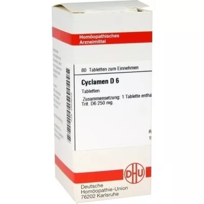 CYCLAMEN D 6 tablets, 80 pcs