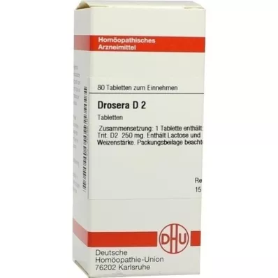 DROSERA D 2 tablets, 80 pcs DROSERA D 2 tablets, 80 pcs