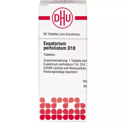 EUPATORIUM PERFOLIATUM D 10 tablets, 80 pcs