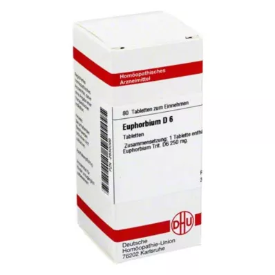 EUPHORBIUM D 6 tablets, 80 pcs
