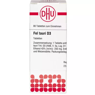 FEL TAURI D 3 tablets, 80 pcs