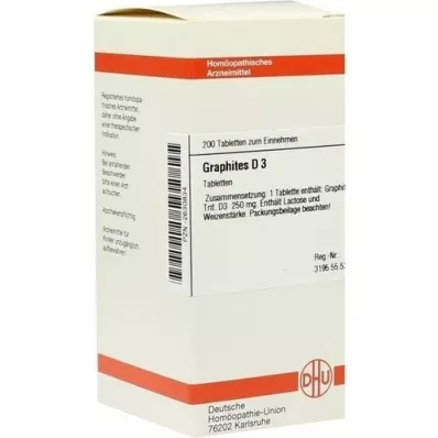 GRAPHITES D 3 tablets, 200 pcs GRAPHITES D 3 tablets, 200 pcs