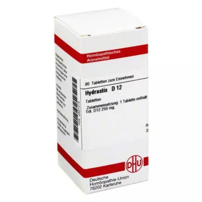 HYDRASTIS D 12 tablets, 80 pcs