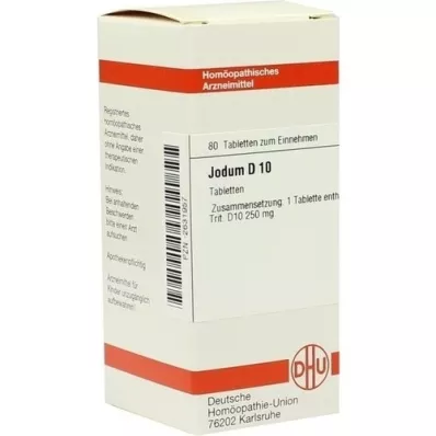 JODUM D 10 tablets, 80 pcs JODUM D 10 tablets, 80 pcs