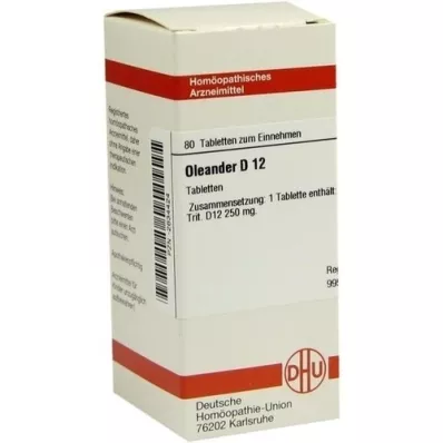 OLEANDER D 12 tablets, 80 pcs OLEANDER D 12 tablets, 80 pcs