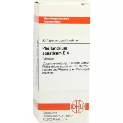 PHELLANDRIUM AQUATICUM D 4 tablets, 80 pcs