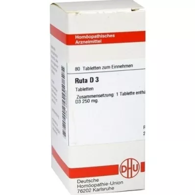RUTA D 3 tablets, 80 pcs RUTA D 3 tablets, 80 pcs