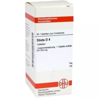 STICTA D 4 tablets, 80 pcs STICTA D 4 tablets, 80 pcs