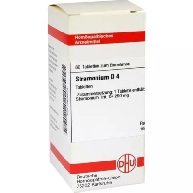 STRAMONIUM D 4 tablets, 80 pcs STRAMONIUM D 4 tablets, 80 pcs