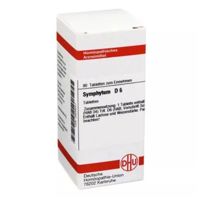 SYMPHYTUM D 6 tablets, 80 pcs SYMPHYTUM D 6 tablets, 80 pcs
