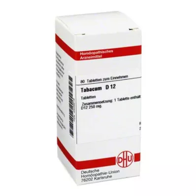 TABACUM D 12 tablets, 80 pcs