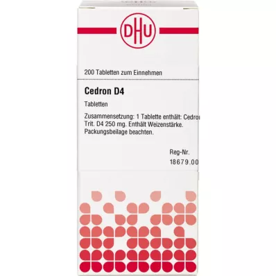 CEDRON D 4 tablets, 200 pcs