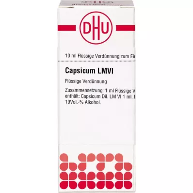 CAPSICUM LM VI Dilution, 10 ml CAPSICUM LM VI Dilution, 10 ml