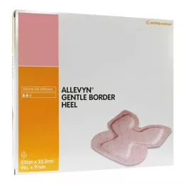ALLEVYN Gentle Border Heel foam bandage, 5 pcs