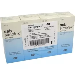 SAB Simplex suspension to take, 4x30 ml