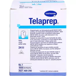 TELAPREP prep. swab unsterile size 1 small, 1000 pcs
