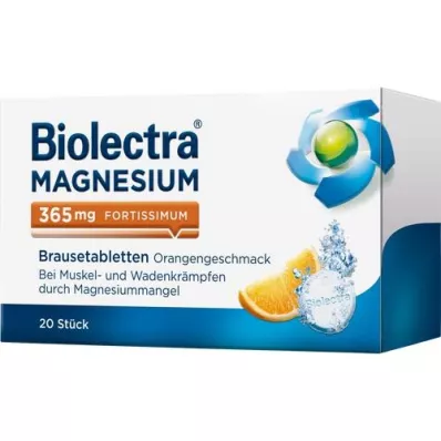 BIOLECTRA Magnesium 365 mg fortissimum Orange, 20 St