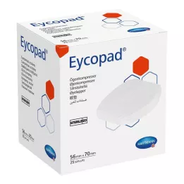 EYCOPAD Eye compresses 56x70 mm sterile, 25 pcs