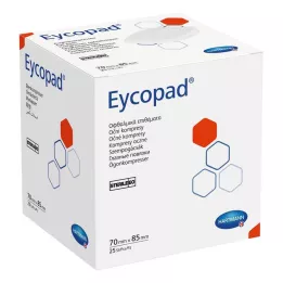 EYCOPAD Eye compresses 70x85 mm sterile, 25 pcs