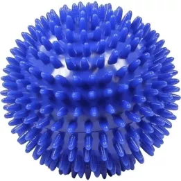 MASSAGEBALL Igelball 10 cm blue, 1 pcs