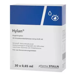 HYLAN 0.65 ml eye drops, 30 pcs