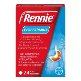 RENNIE Chewable tablets, 24 pcs